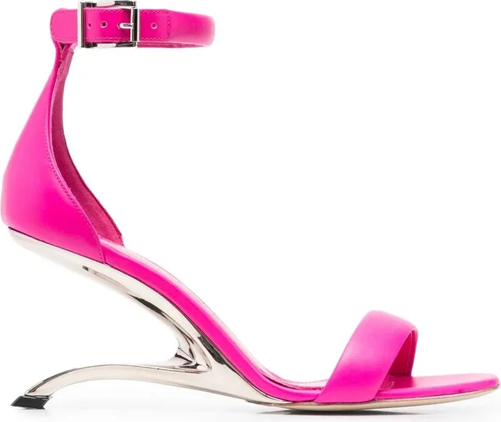 80mm Arc leather sandals