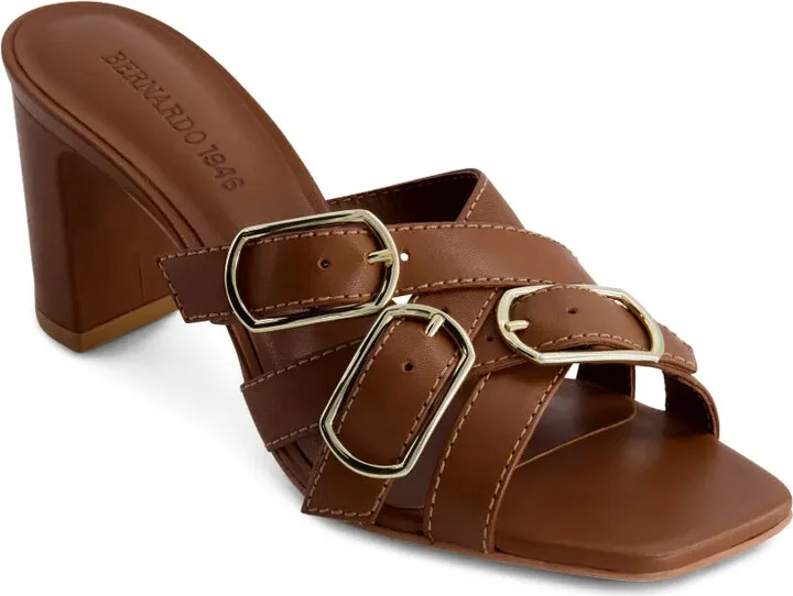 80mm Bea double-buckle slide sandals - Image 2