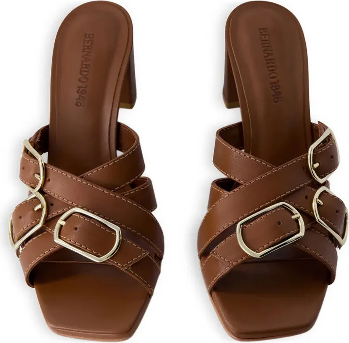 80mm Bea double-buckle slide sandals - Image 3