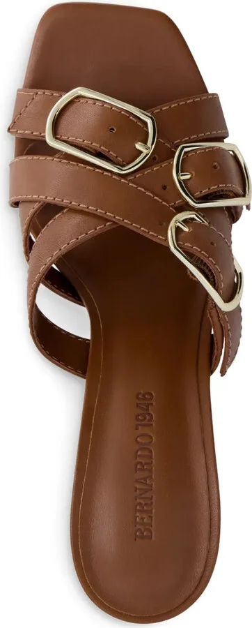 80mm Bea double-buckle slide sandals - Image 4