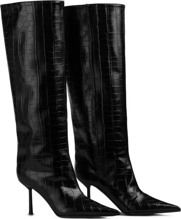 80mm Bella knee-high boots - Image 2