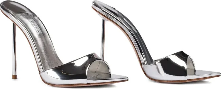 80mm Bella metallic sandals - Image 2
