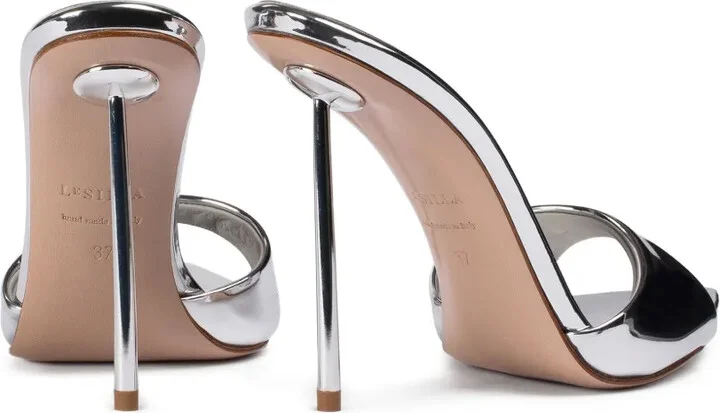 80mm Bella metallic sandals - Image 3