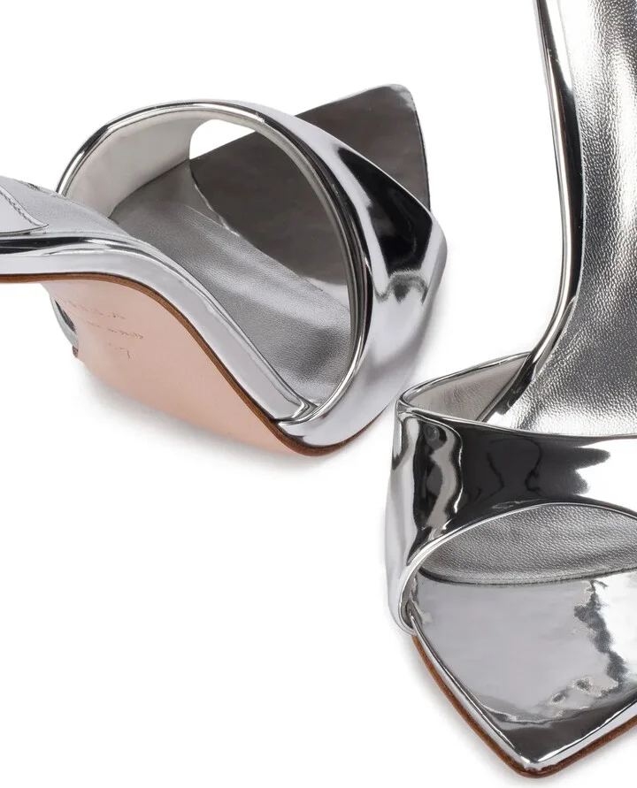 80mm Bella metallic sandals - Image 4