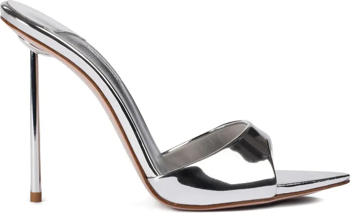80mm Bella metallic sandals