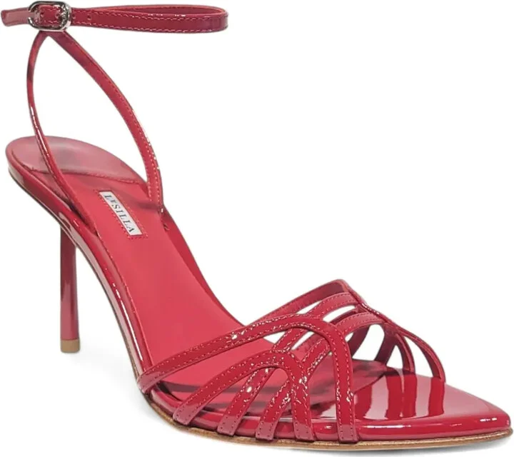 80mm Bella patent-leather ankle-strap sandals - Image 2
