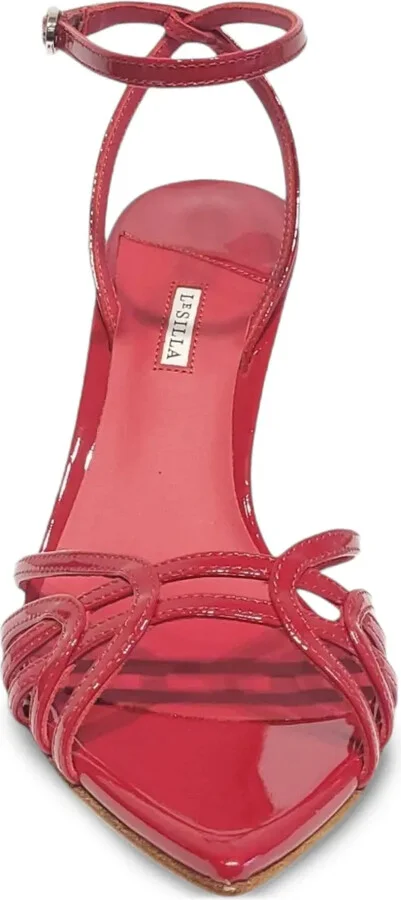 80mm Bella patent-leather ankle-strap sandals - Image 4