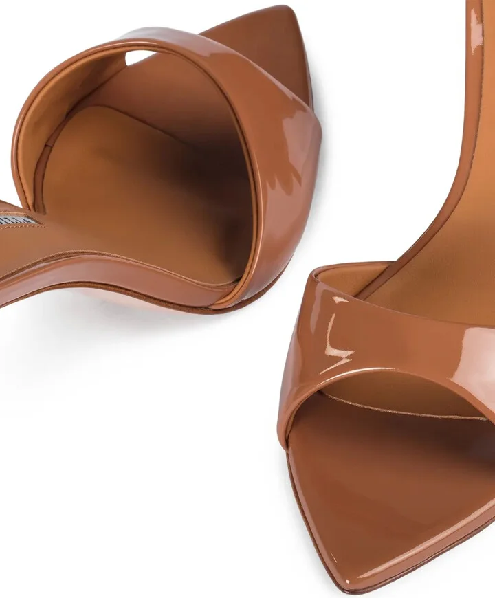80mm Bella patent leather sandals - Image 4