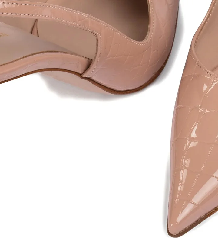 80mm Bella slingback pointed-toe pumps - Image 4