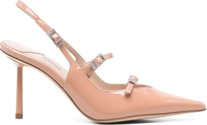 80mm Bella slingback pumps