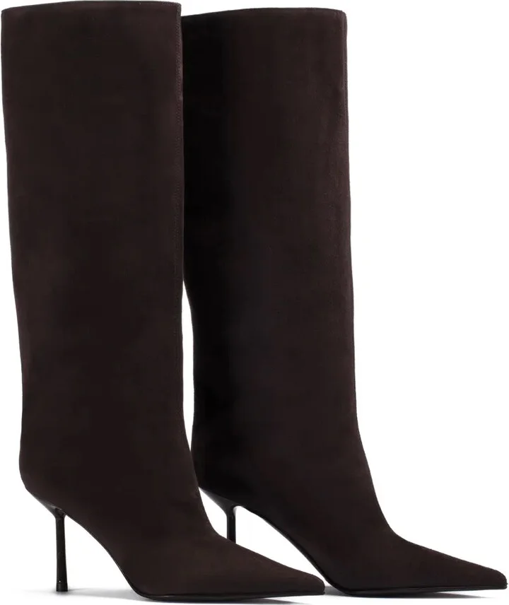 80mm Bella suede boots - Image 2