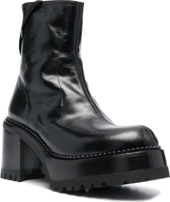 80mm Block-Heel Ankle Boots - Image 2