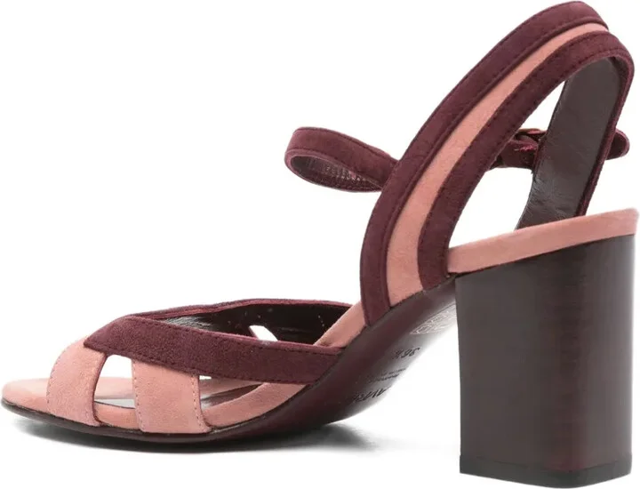 80mm Block-Heel Criss-Cross Sandals - Image 3