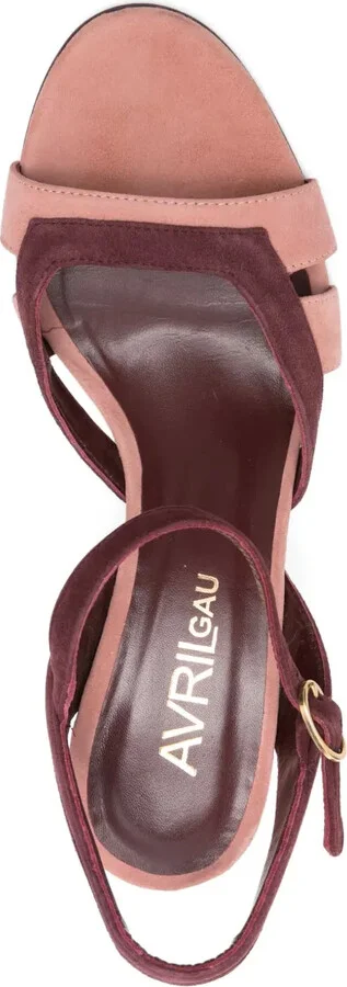 80mm Block-Heel Criss-Cross Sandals - Image 4