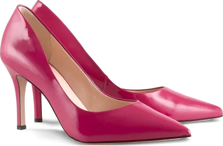 80mm Boulevard patent-leather pointed-toe pumps - Image 2