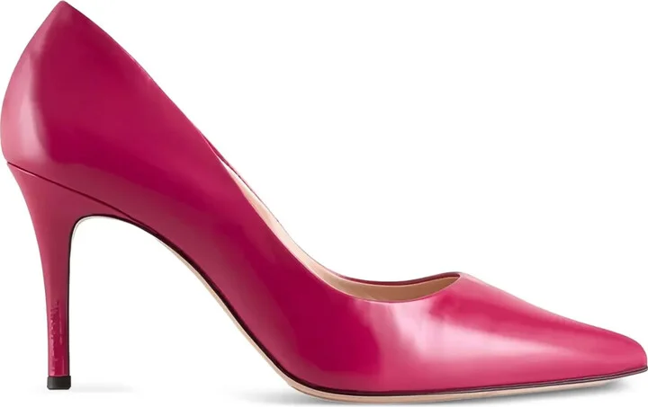 80mm Boulevard patent-leather pointed-toe pumps