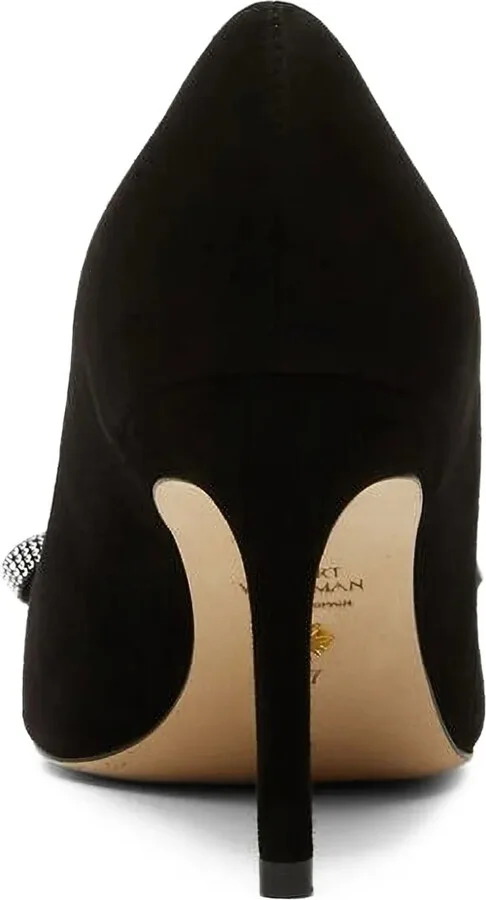 80mm Bow-embellished suede pumps - Image 4