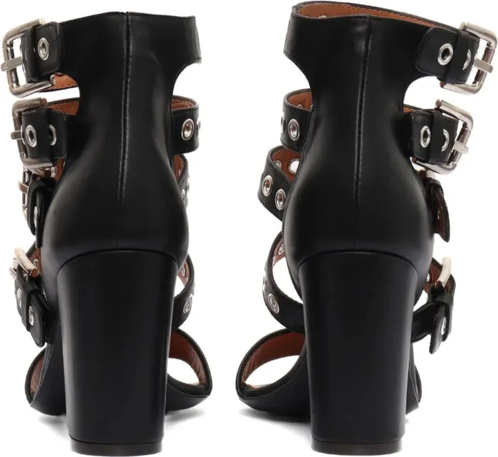 80mm Buckle-Detail Eyelet Sandals - Image 3