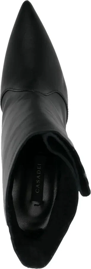 80mm Buckled Leather Boots - Image 4