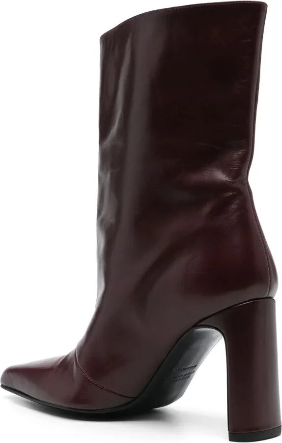 80mm Calfskin Ankle Boots - Image 3