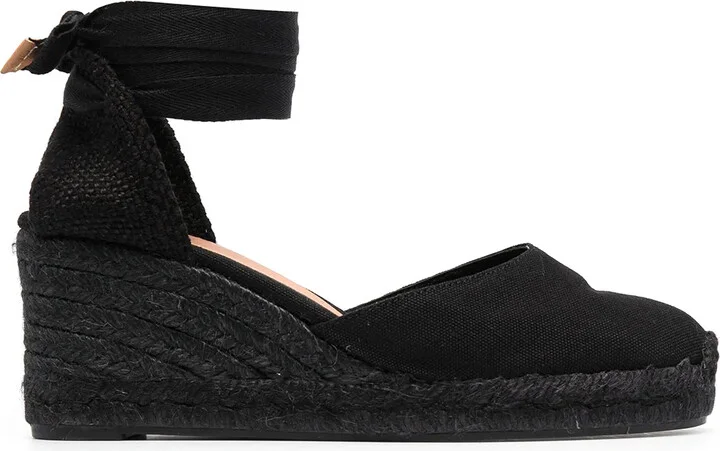 80mm Carina wedged espadrilles