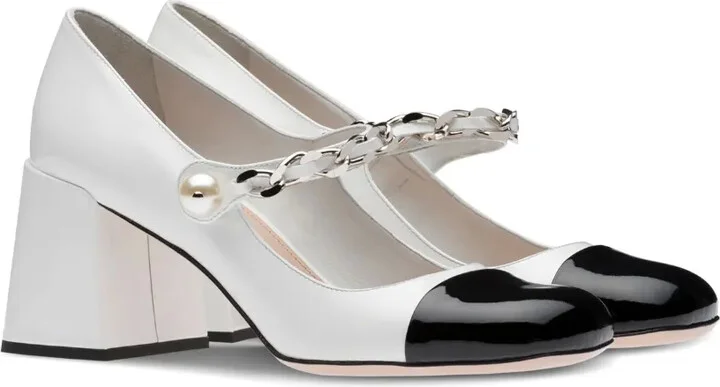 80mm Chain-Strap Pumps - Image 2