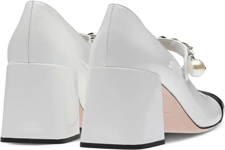 80mm Chain-Strap Pumps - Image 3