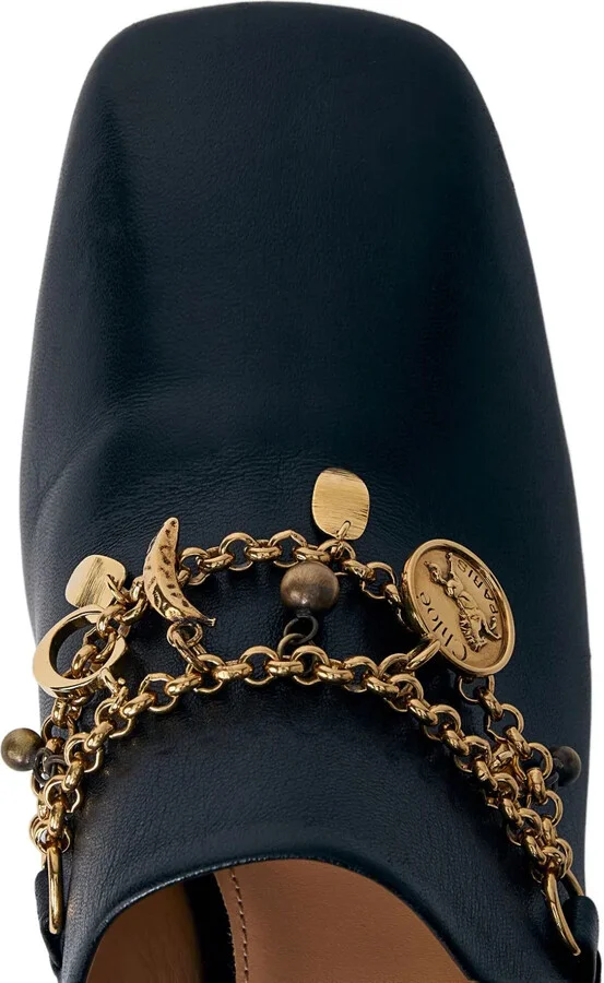 80mm Charm-Embellished Heeled Mules - Image 4