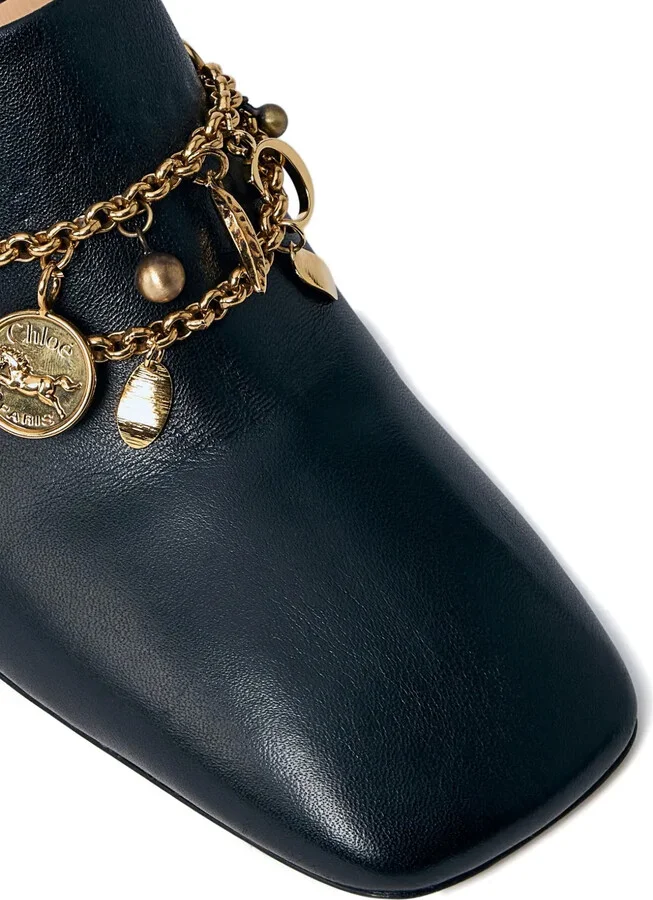 80mm Charm-Embellished Heeled Mules - Image 5