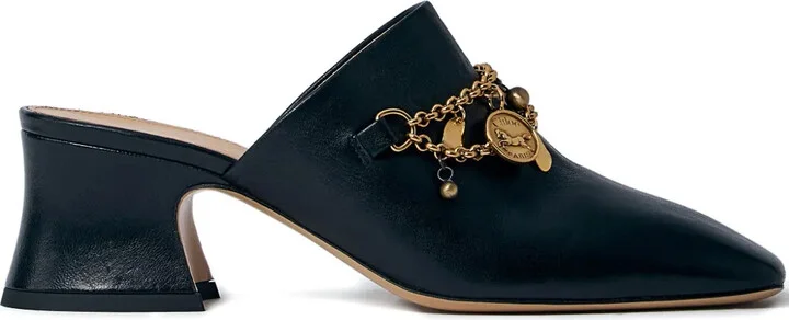 80mm Charm-Embellished Heeled Mules