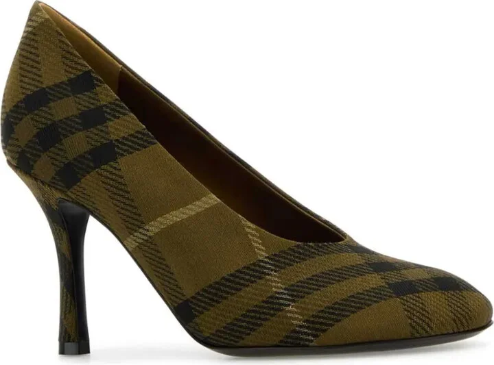 80mm Check-Print Pumps - Image 2