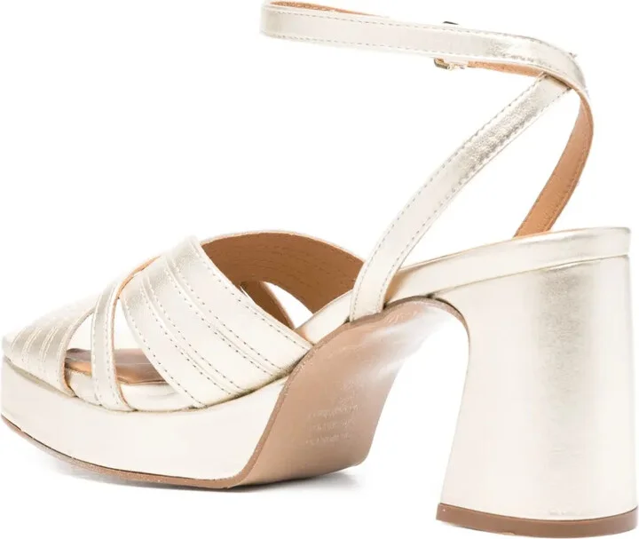 80mm Crossover Platform Sandals - Image 3