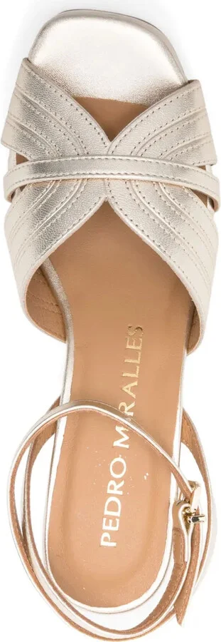 80mm Crossover Platform Sandals - Image 4
