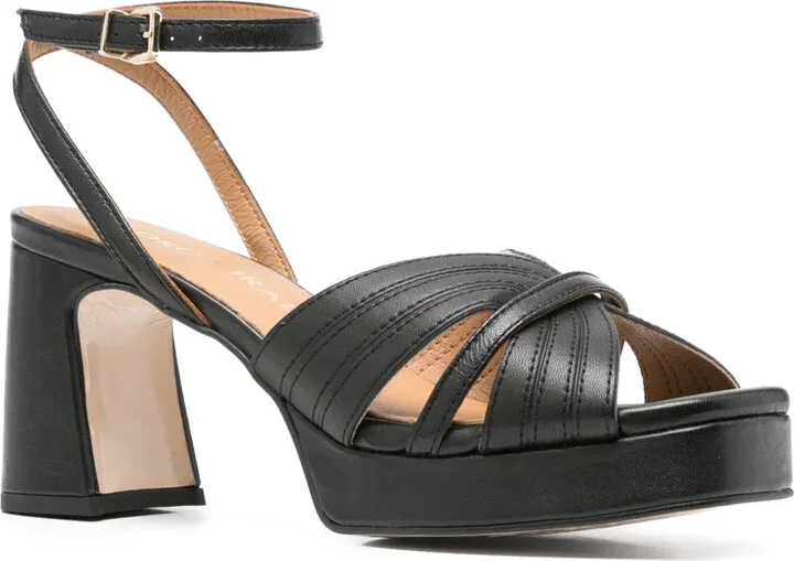 80mm Crossover Platform Sandals - Image 2