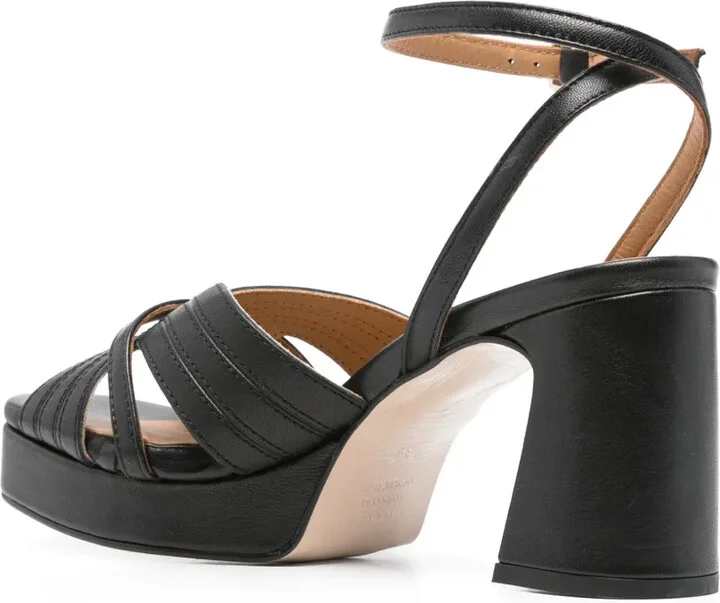 80mm Crossover Platform Sandals - Image 3