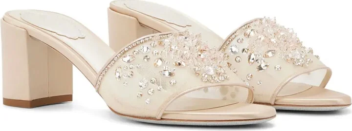 80mm Crystal-Embellished Mules - Image 2