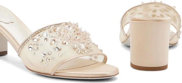 80mm Crystal-Embellished Mules - Image 4