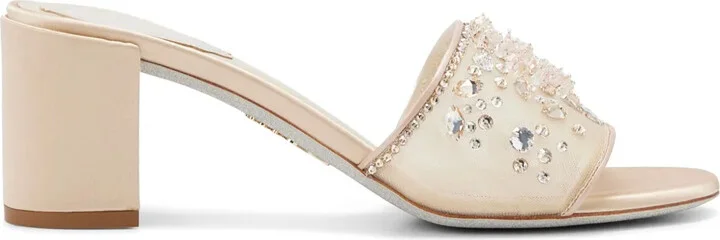 80mm Crystal-Embellished Mules