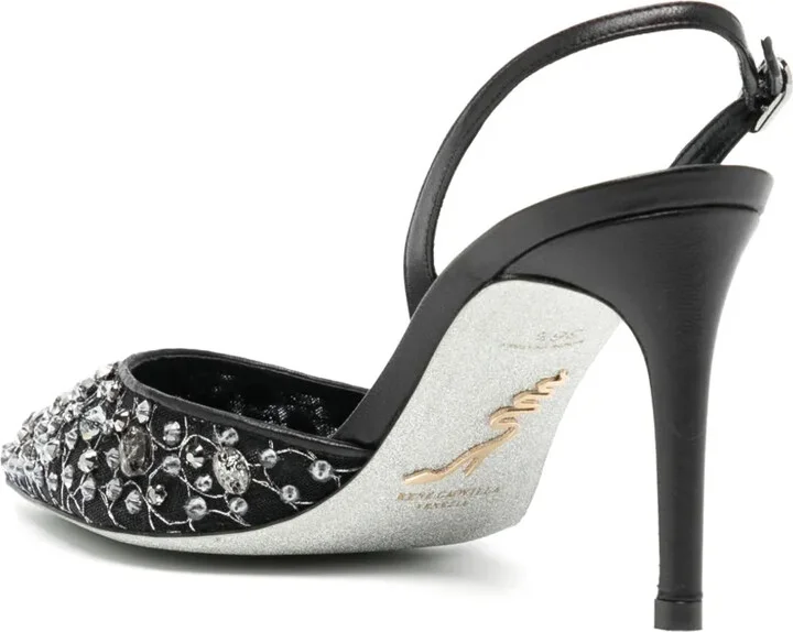 80mm Crystal-Embellished Pumps - Image 3