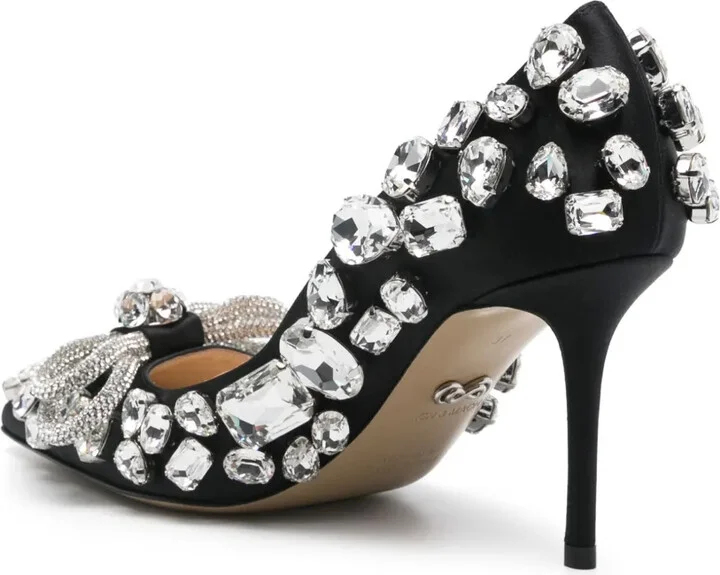80mm Crystal-Embellished Pumps - Image 3