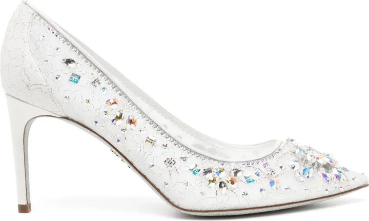 80mm Crystal-Embellished Pumps