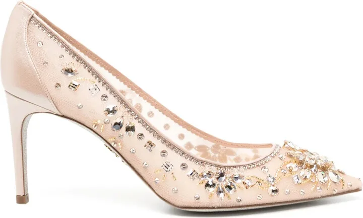 80mm Crystal-Embellished Pumps
