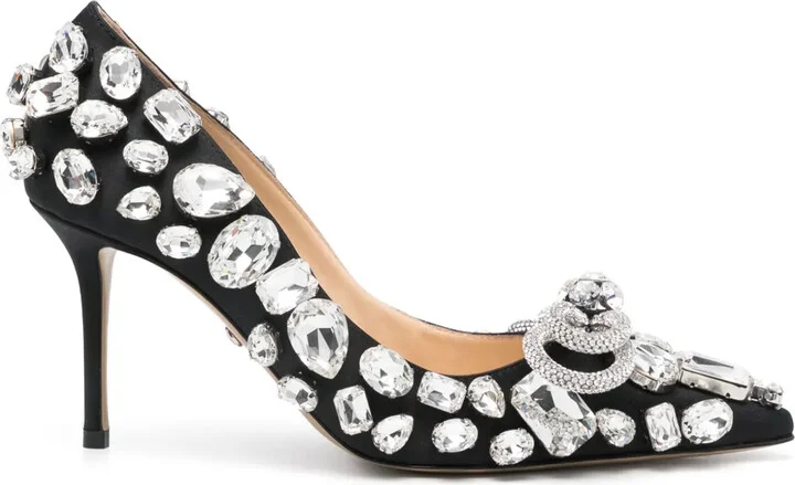 80mm Crystal-Embellished Pumps