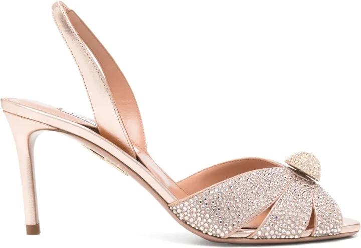 80mm Crystal-Embellished Pumps
