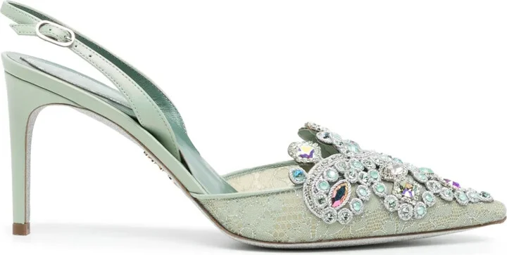 80mm Crystal-Embellished Pumps