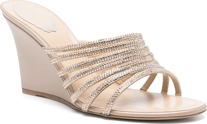 80mm Crystal-Embellished Sandals - Image 2