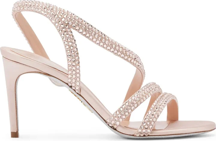80mm Crystal Embellished Sandals