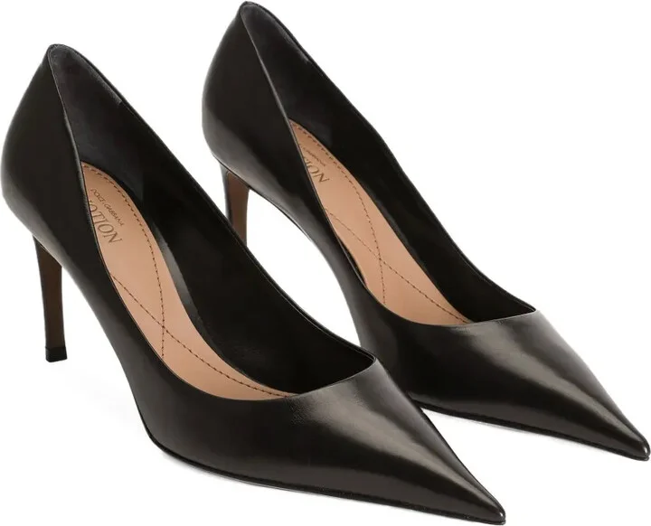 80mm Devotion leather pumps - Image 2