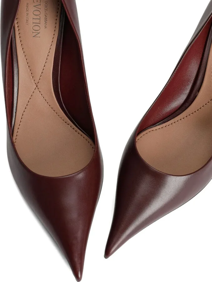 80mm Devotion leather pumps - Image 4