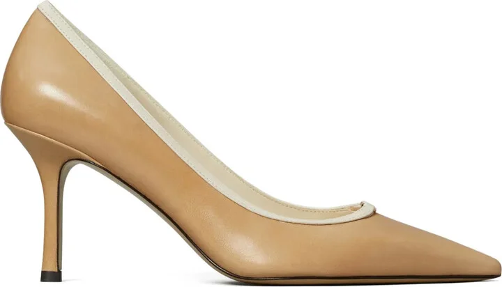 80mm Double T buckle pumps